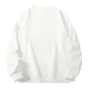 Ťažká bavlnená mikina, voľný strih, guľatý výstrih, dlhé rukávy