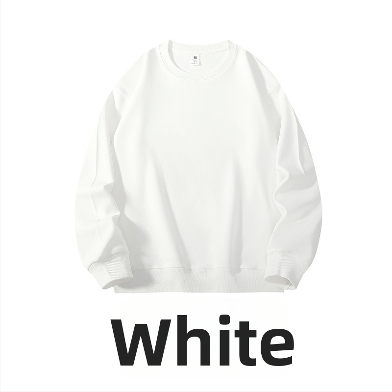 Ťažká bavlnená mikina, voľný strih, guľatý výstrih, dlhé rukávy