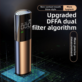 Alkoholtester, bezdrôtový, dychovým meraním, vysoko presný detektor riadenia pod vplyvom alkoholu s inteligentným digitálnym displejom