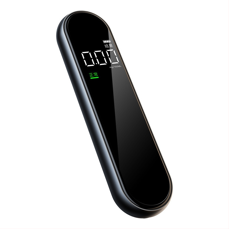 Alkoholtester, bezdrôtový, dychovým meraním, vysoko presný detektor riadenia pod vplyvom alkoholu s inteligentným digitálnym displejom