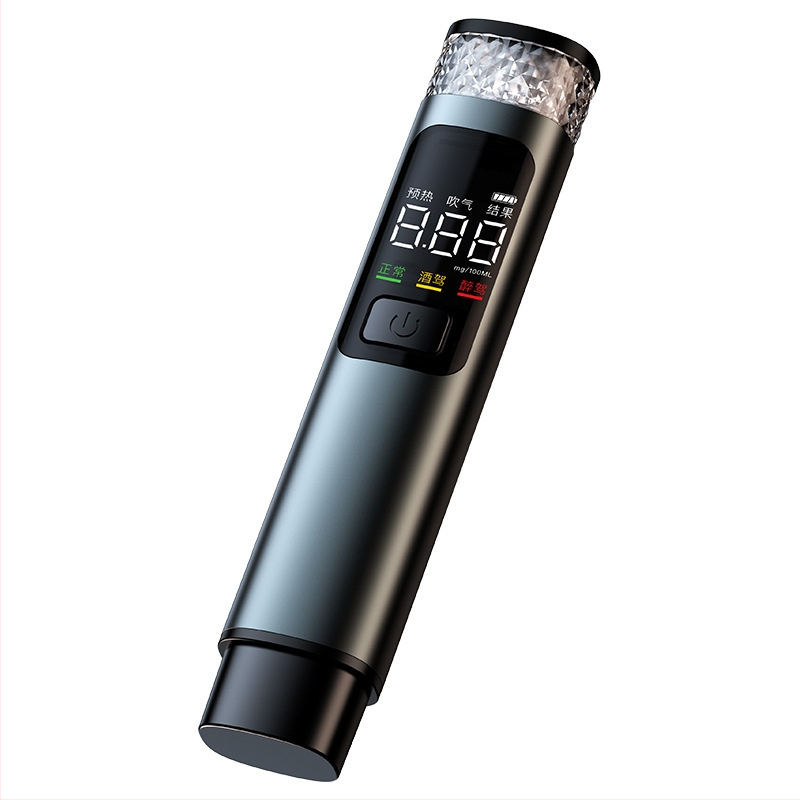 Alkoholtester, bezdrôtový, dychovým meraním, vysoko presný detektor riadenia pod vplyvom alkoholu s inteligentným digitálnym displejom