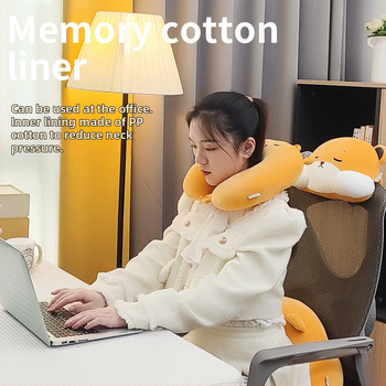 Karikatuurne autopeapadi — välimine materjal spandex väga pehme, täidis PP puuvill, universaalne sobivus, karikatuurstiil, sobib kõikidele aastaaegadele