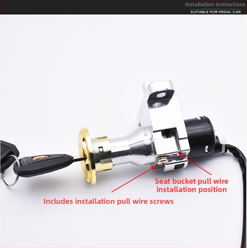 Elektrická zámka dverí pre elektrické vozidlá (Rozsah použitia: Elektrická zámka dverí; Model: Qiaoge; Značka: Mojielong)