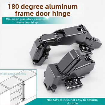 Pánt skrinkových dverí, 180° s hliníkovým rámom, Lei Qi