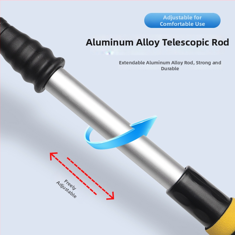Automobilio sniego šluota su ledo šepetėliu ir langų atitirpinimu — plastikas, modelis DM-163, pritaikoma