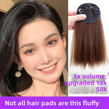 Louise L05 Príčesok na objem v temene, rovné vlasy, tepelnne odolný drôt, dĺžka 20–30 cm