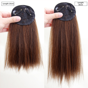 Louise L05 Príčesok na objem v temene, rovné vlasy, tepelnne odolný drôt, dĺžka 20–30 cm