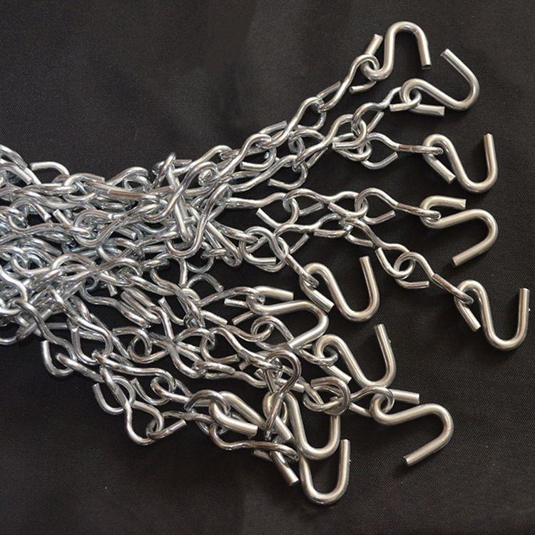 Korvpalli korvi võrk raua ahelaga, 1 kg tükk, 12 klambrit, SBA305