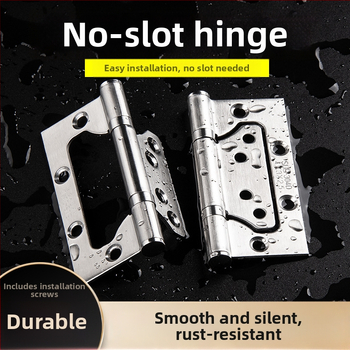 Pánt z nehrdzavejúcej ocele bez vŕtania, tichý chod, pre vnútorné dvere, štýl ľahký luxus