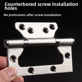 Pánt z nehrdzavejúcej ocele bez vŕtania, tichý chod, pre vnútorné dvere, štýl ľahký luxus