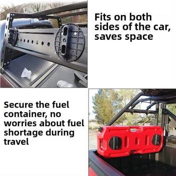 Automobilová benzínová kanistra, odolná voči výbuchu, pevný plast – Carfu, Foshan