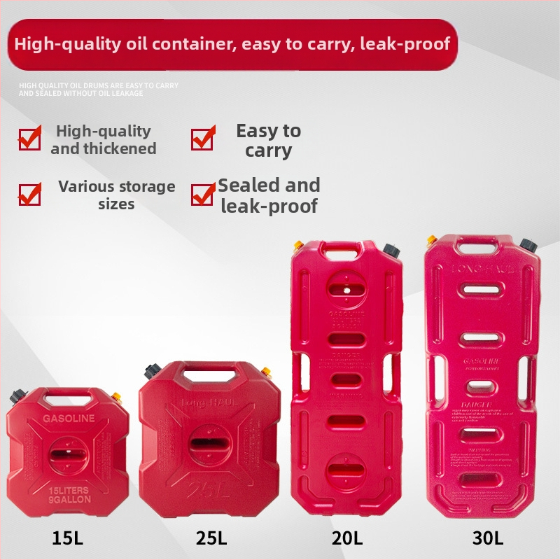 Automobilová benzínová kanistra, odolná voči výbuchu, pevný plast – Carfu, Foshan