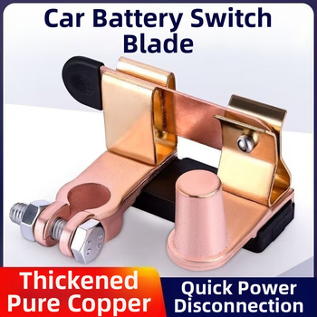 Vypínač batérie do auta, negatívny terminál, čisto meď, proti úniku, kompatibilný s GM a nákladnými vozidlami