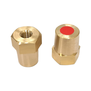 Mosadzový adaptér k terminálu batérie automobilu s vnútorným závitom