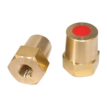 Mosadzový adaptér k terminálu batérie automobilu s vnútorným závitom