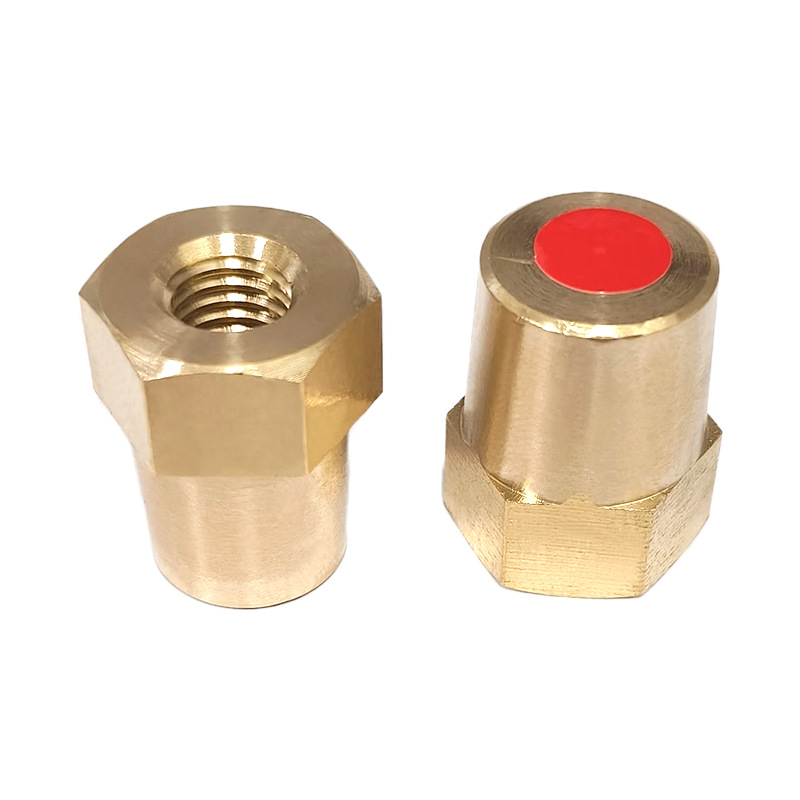 Mosadzový adaptér k terminálu batérie automobilu s vnútorným závitom