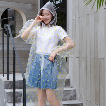 Üheosaline PE vihmavari matkamiseks, ühekordne, paks materjal 0.03, veekindel kiht PE liimiga, täiskasvanutele