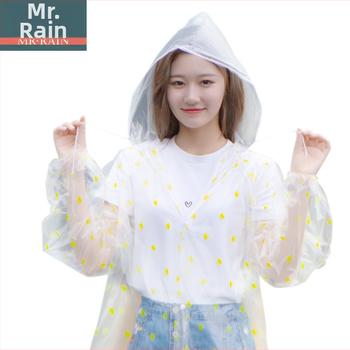 Üheosaline PE vihmavari matkamiseks, ühekordne, paks materjal 0.03, veekindel kiht PE liimiga, täiskasvanutele