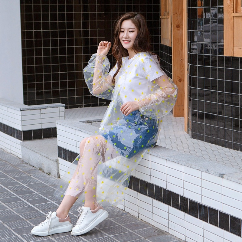 Üheosaline PE vihmavari matkamiseks, ühekordne, paks materjal 0.03, veekindel kiht PE liimiga, täiskasvanutele