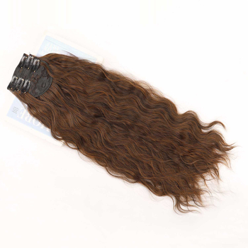 Vlasové časti 3P2D, kučeravé, domáca hodvábna vlákna, mechanické spracovanie, nie je možné farbiť ani perm