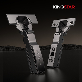 Pánt s hydraulickým tlmením pre skrinky, rýchle odpojenie, univerzálna montážna základňa HS255, studená valcovaná oceľ, niklové a meďové povrchové úpravy