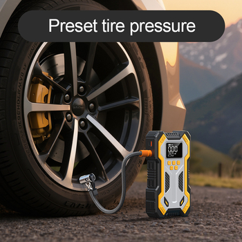 Núdzový štartér do auta s tlakovacou pumpou – všetko v jednom, prenosný ABS power bank N3