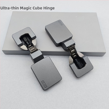 Ultra tenká hydraulická pánt na drevené dvere - uhlíková oceľ, elektroplátovanie