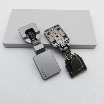 Ultra tenká hydraulická pánt na drevené dvere - uhlíková oceľ, elektroplátovanie