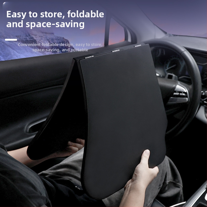Amukeke Autoga kinnitatav kokkupandavväike laud – universaalne sobivus, pöörlemine, mitmekülgne, kokkupandav, plastikust, paigaldus klõps-ühendusega