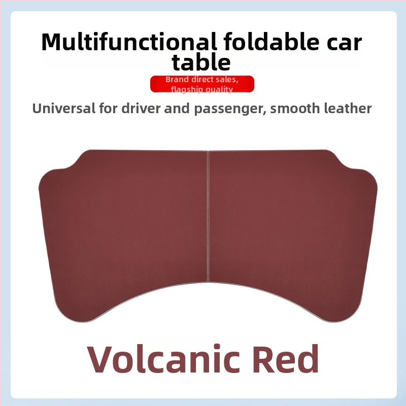 Amukeke Automašīnas piestiprinājamais saliekamais nelielais galda klājs – universāla saderība, griešanās, daudzfunkcionāls, saliekams, plastmasa, uzstādīšana ar klik-iekš