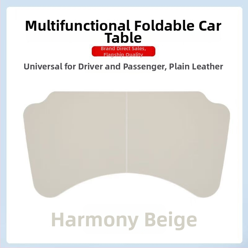 Amukeke Automašīnas piestiprinājamais saliekamais nelielais galda klājs – universāla saderība, griešanās, daudzfunkcionāls, saliekams, plastmasa, uzstādīšana ar klik-iekš