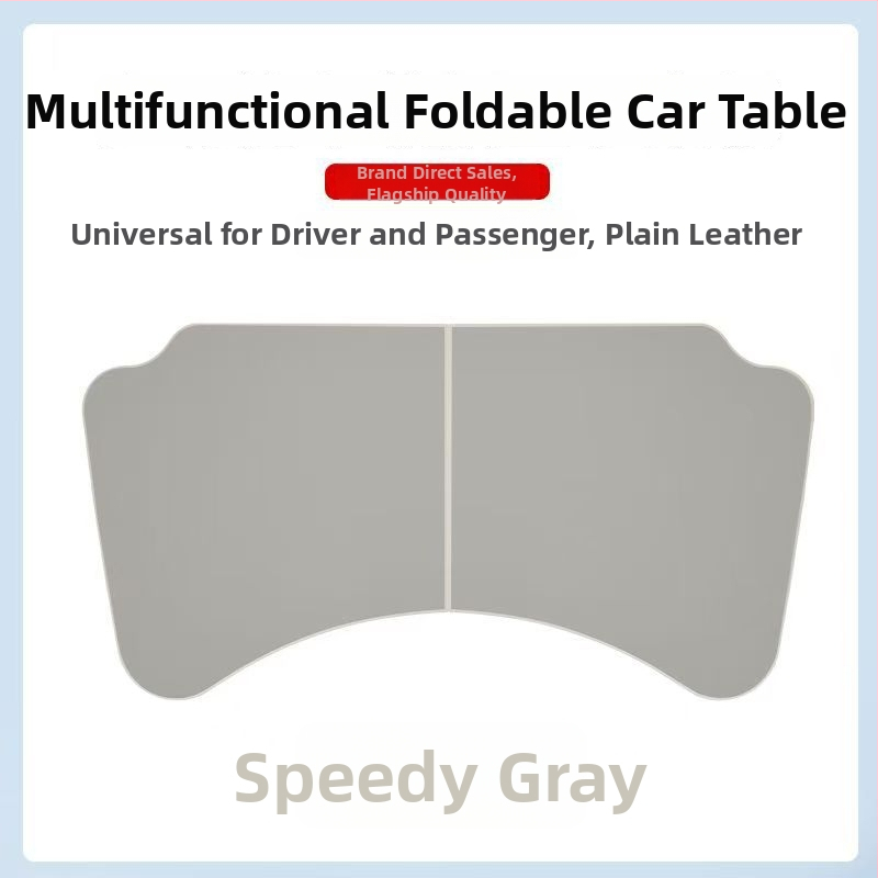 Amukeke Automašīnas piestiprinājamais saliekamais nelielais galda klājs – universāla saderība, griešanās, daudzfunkcionāls, saliekams, plastmasa, uzstādīšana ar klik-iekš
