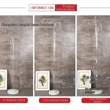 Sada základnej balónovej kolóny – PVC materiál; základ balónu; kruhový tvar; vhodné pre narodeniny a svadbu