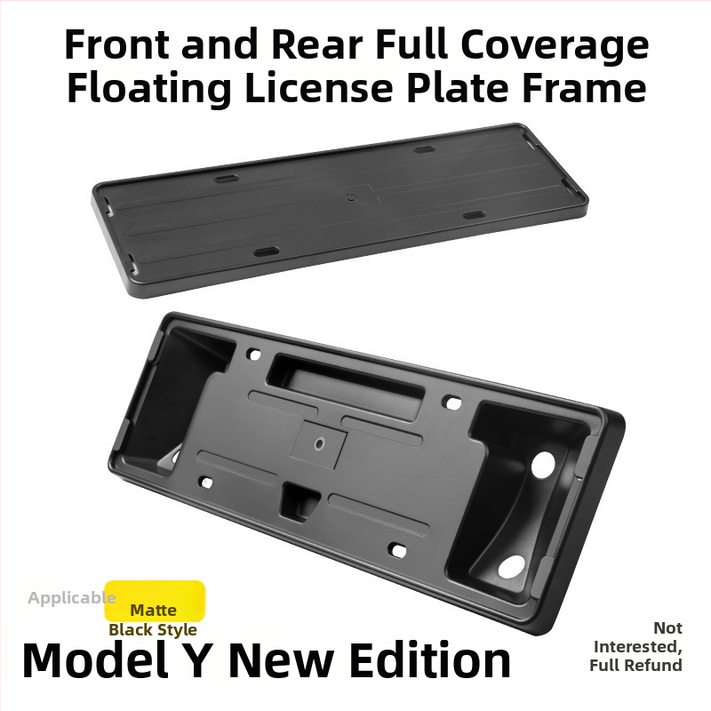 Rám čísla Tesla Model Y / Model 3 - Ochranný rám, Pôvodný výrobca, Plast WL-002