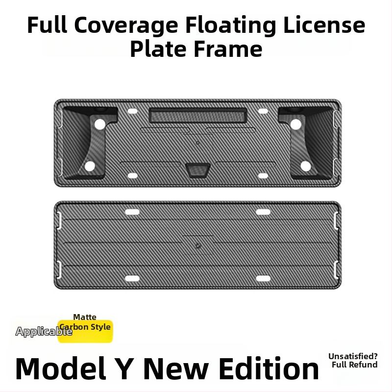 Rám čísla Tesla Model Y / Model 3 - Ochranný rám, Pôvodný výrobca, Plast WL-002