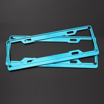 Rám na poznávaciu značku z nehrdzavejúcej ocele pre automobily, proti krádeži, univerzálny rám s hranou