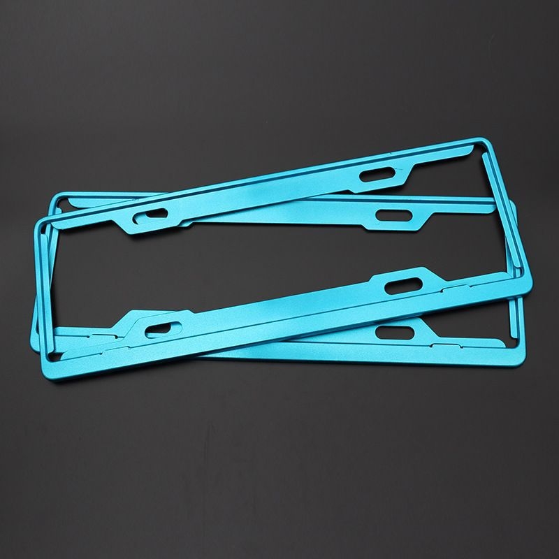 Rám na poznávaciu značku z nehrdzavejúcej ocele pre automobily, proti krádeži, univerzálny rám s hranou