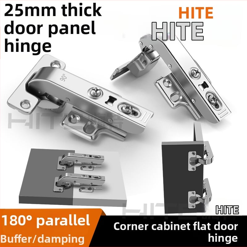 Závesy na drevené dvere – 90°/180°, plochý pánt pre rohové skrinky; Materiál: studená valcovaná oceľ; Povrch: niklované