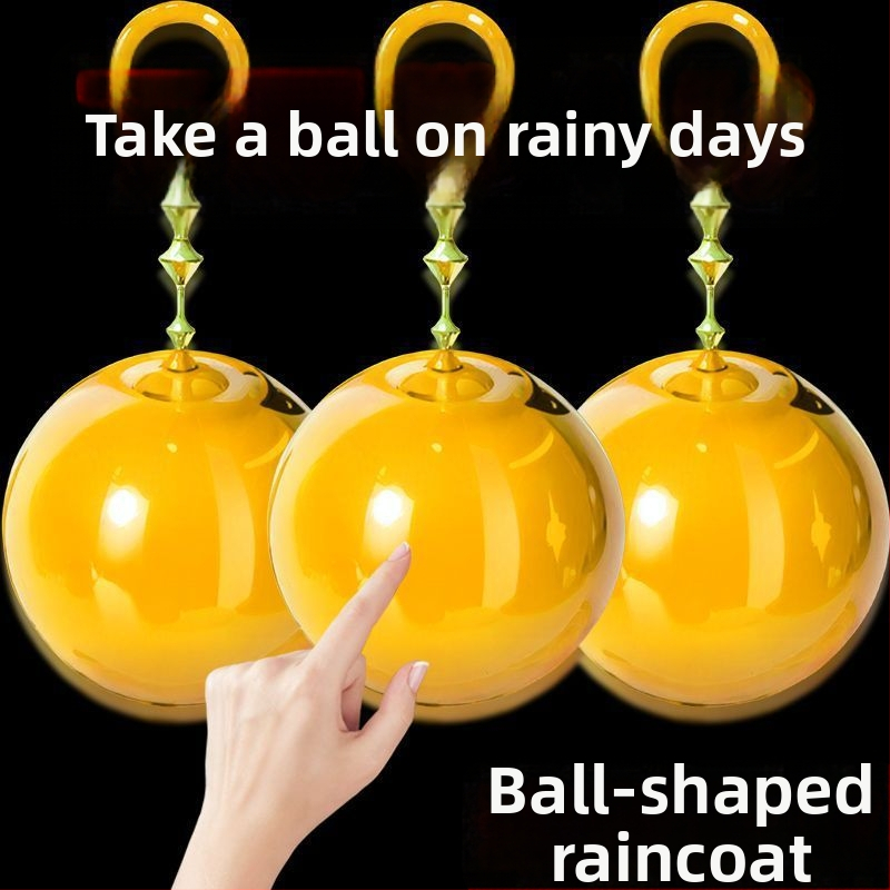 Jednorázový guľatý dážďový ponč na turistiku a rafting pre dospelých, prenosný