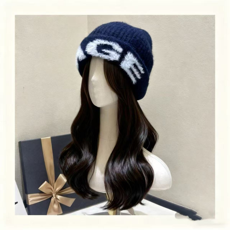 Integrovaná čiapková parochňa s dlhými kučeravými vlasmi, prirodzený štýl, vysokoteplotná hodvábna vlákna, mechanické spracovanie, nefarbená