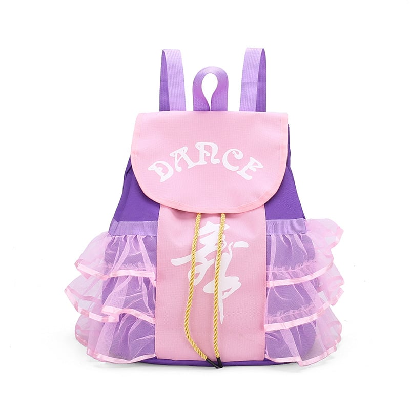 Dječja plesna torba - Oxford platno, vodootporna, uzorak s slovima, razigran stil