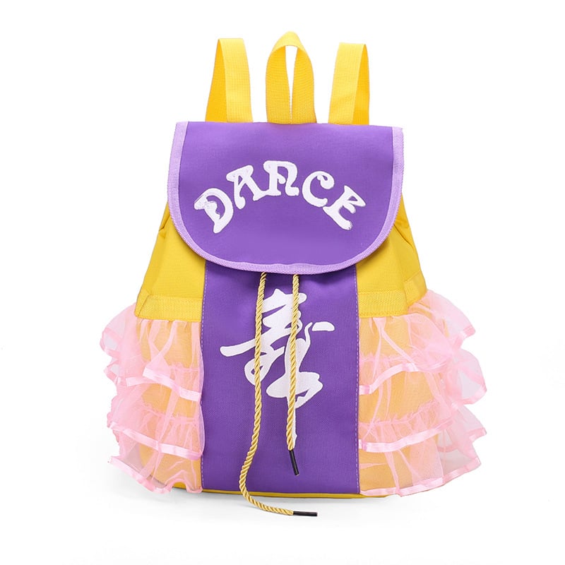 Dječja plesna torba - Oxford platno, vodootporna, uzorak s slovima, razigran stil