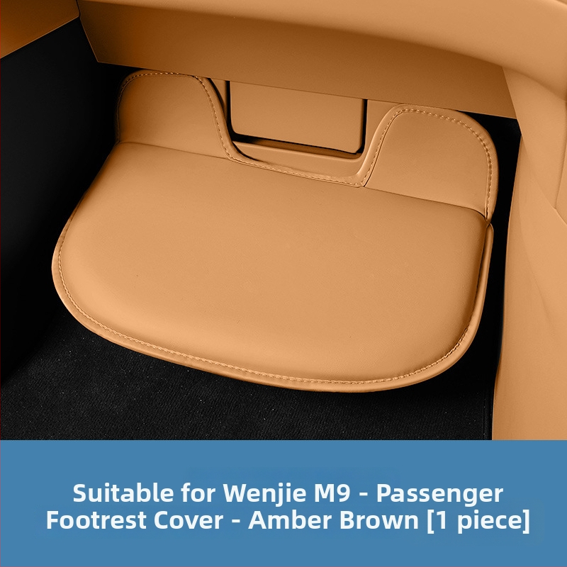 Pokrov ochranný pre nohu cestujúceho – model M9, Nappa koža, Tenganda značka, tlač loga dostupná