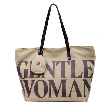 Nylonová tote taška so zipsom, dvojité ramenné popruhy, vnútorné vrecko na telefón a zipsové vrecko, polyesterová podšívka