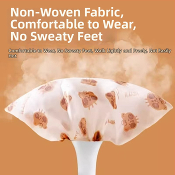 Jednorázové návleky na topánky z netkanej textílie – nepremokavé, hrubé, protiskluzové, pre vnútorné použitie