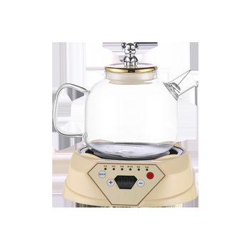 Zdravotný čajník s borosilikátovým sklom, objem 1,5–2 L, 220V, 500W, digitálny termostat s dotykovým ovládaním