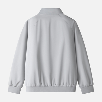 Bunda s golierom na stojáčik a zipsom, nepremokavý a vetruodolný vonkajší materiál, zmes polyesteru, podšívka 100% polyester, voľný strih, dlhé Raglan rukávy, bočné vrecká, vhodné na jar a jeseň