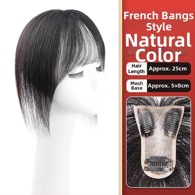 Qiao Xi parochňa z ľudských vlasov pre ženy – ľahká, tenká, ručne tkaná, rovné vlasy, farbiteľné