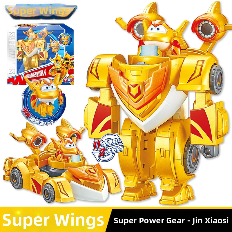 Transformovateľný dinosaurový robot so zvukom a svetlom a efektom hmly — Super Flying Hero, anime postava, pre vek 7–14 rokov