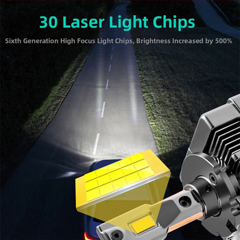 Автомобилен LED фар за глава, съвместим с D1S-D5S, 35W, 12V, 6000 lm, IP68